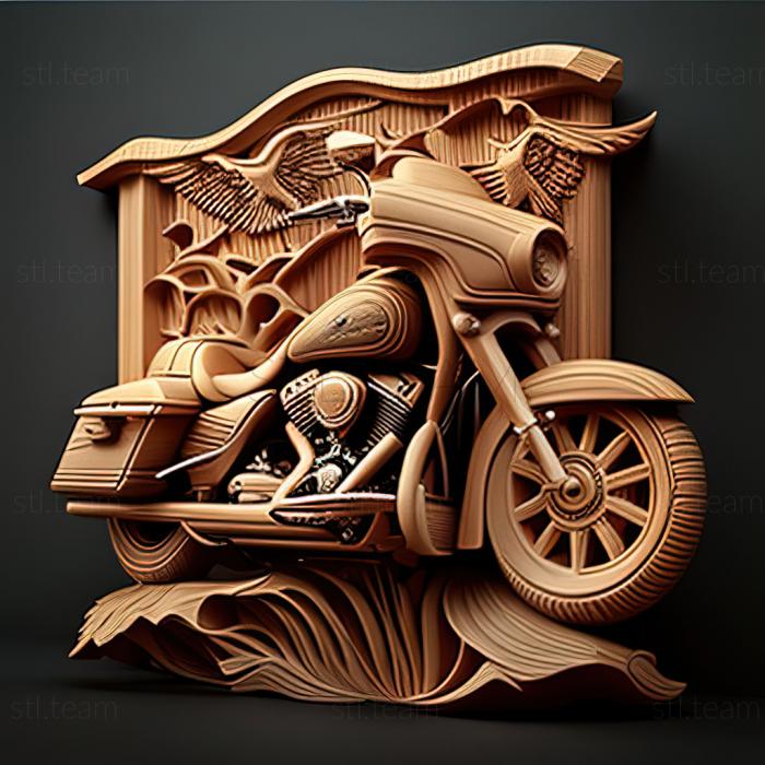 3D модель Harley Davidson Road Glide (STL)
